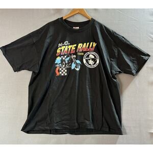 Vintage 1995 N.C.State Rally Richard Petty Museum Level Cross, NC T-Shirt SZ XXL